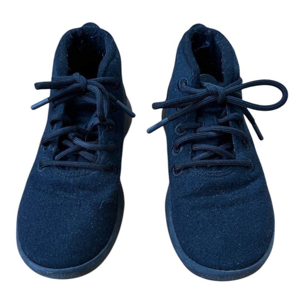 Allbirds Hightop All Black Merino Woll Running Sneakers size 8